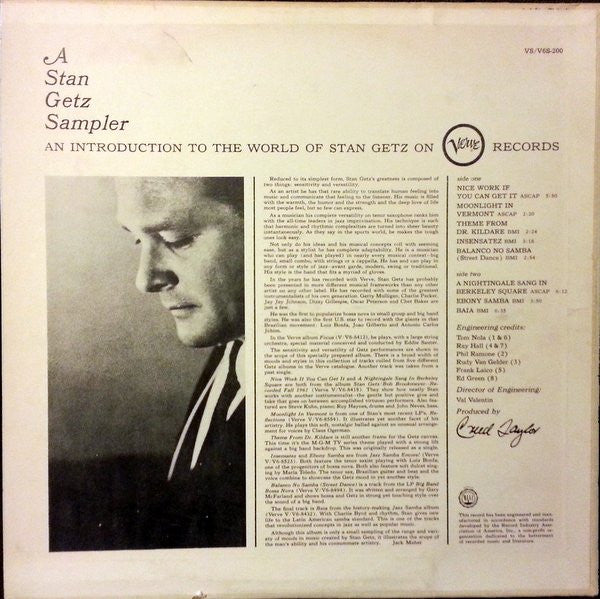 A Stan Getz Sampler: An Introduction To The World Of Stan Getz