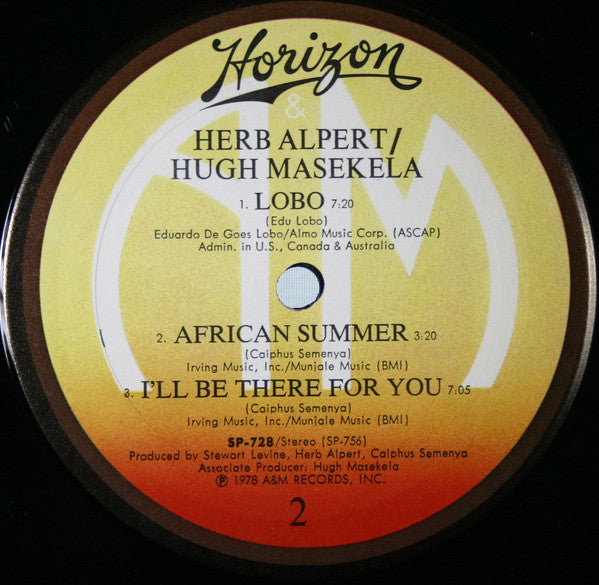 Herb Alpert / Hugh Masekela