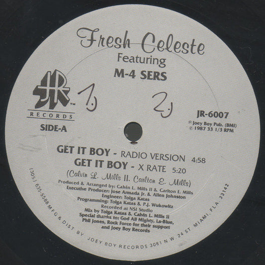 Fresh Celeste Featuring M4 Sers - Get It Boy
