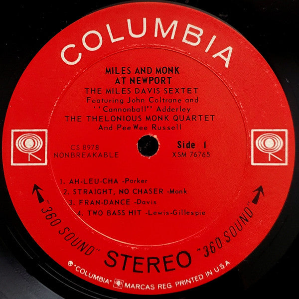 Miles Davis Sextet, The & Thelonious Monk Quartet, The - Miles & Monk At Newport