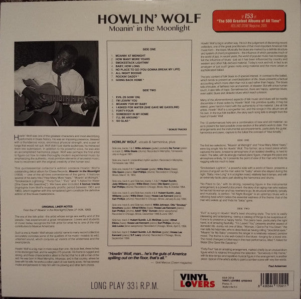 Howlin' Wolf - Moanin' In The Moonlight