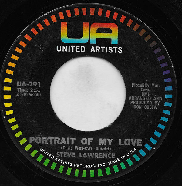 Steve Lawrence - Portrait Of My Love / Oh How You Lied