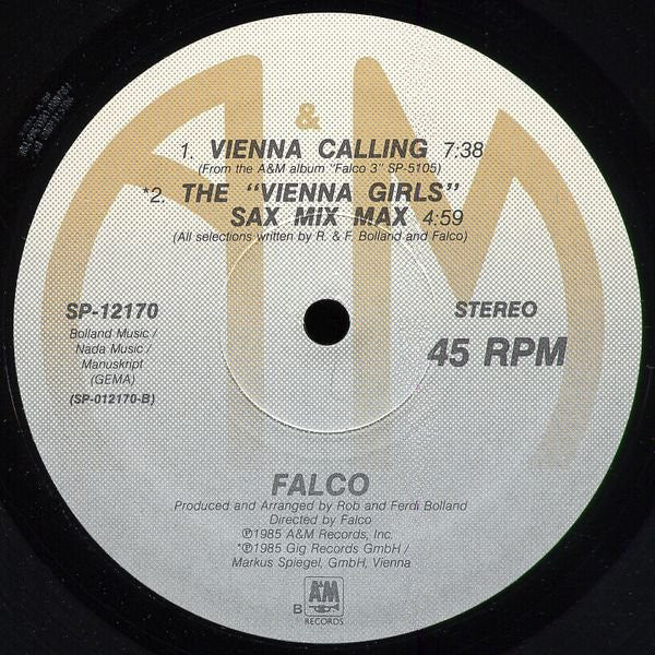 Falco - Rock Me Amadeus / Vienna Calling