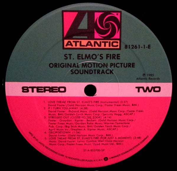 St. Elmo's Fire (Original Motion Picture Soundtrack)