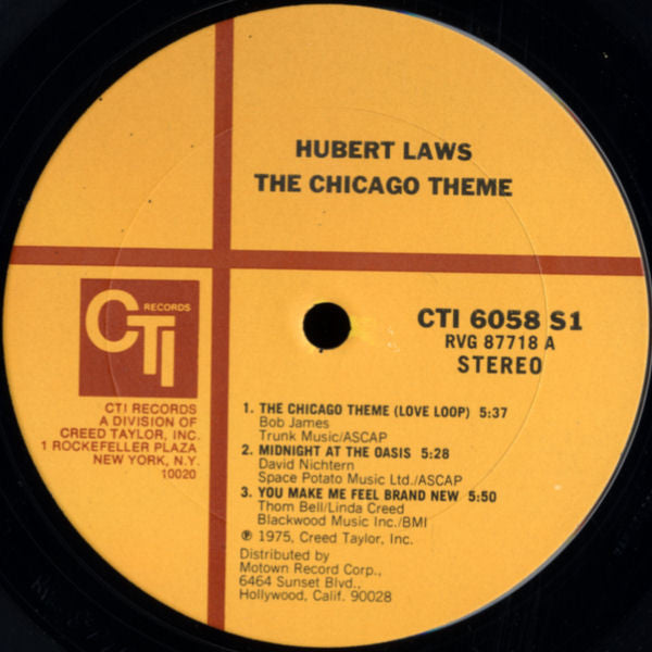 Hubert Laws - The Chicago Theme