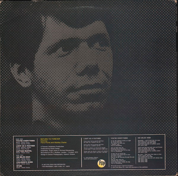 Chick Corea & Return To Forever - Light As A Feather
