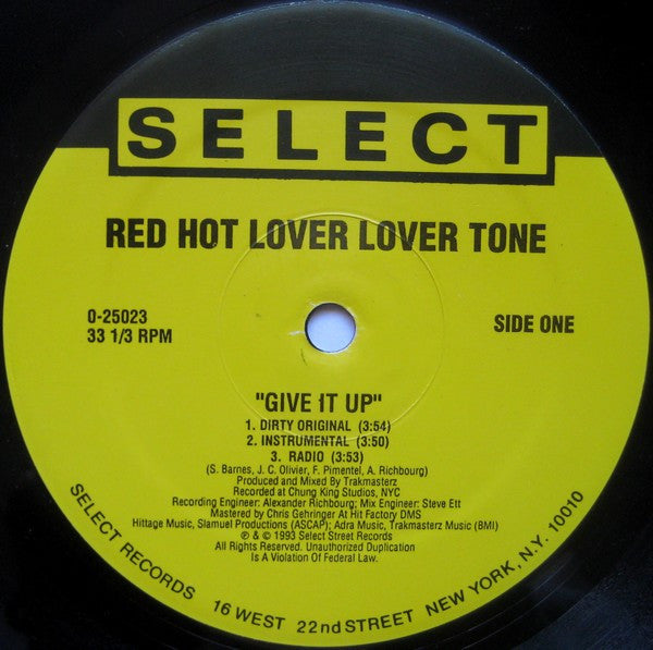 Red Hot Lover Tone - Give It Up