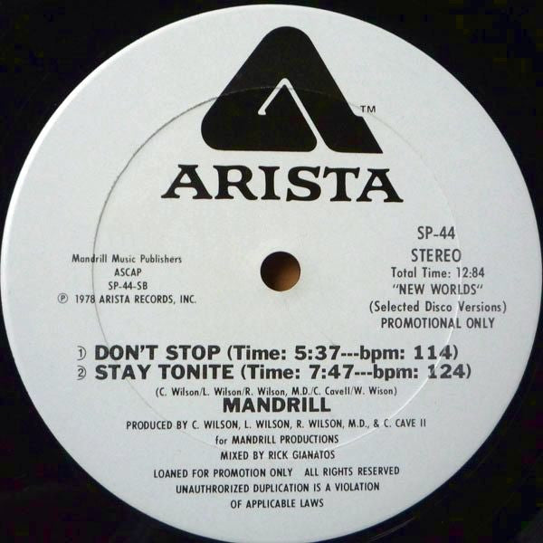 Mandrill - Having A Love Attack / Don't Stop / Stay Tonite