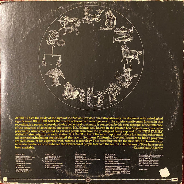 Cannonball Adderley, Rick Holmes, Nat Adderley Sextet - Soul Zodiac