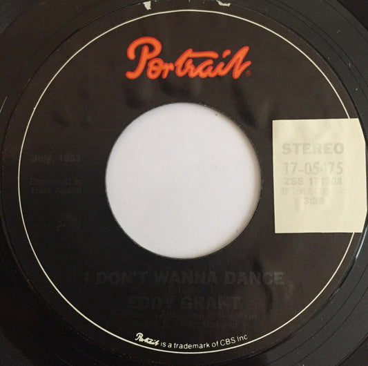 Eddy Grant - I Don't Wanna Dance / Electric Avenue