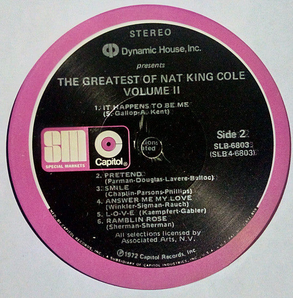 The Greatest Of Nat King Cole