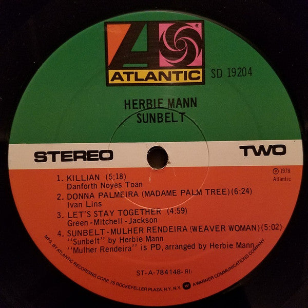 Sunbelt by Herbie Mann – Record Selector