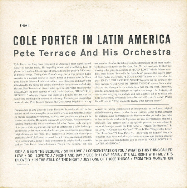 Cole Porter In Latin America