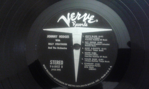 Johnny Hodges With Billy Strayhorn And The Orchestra