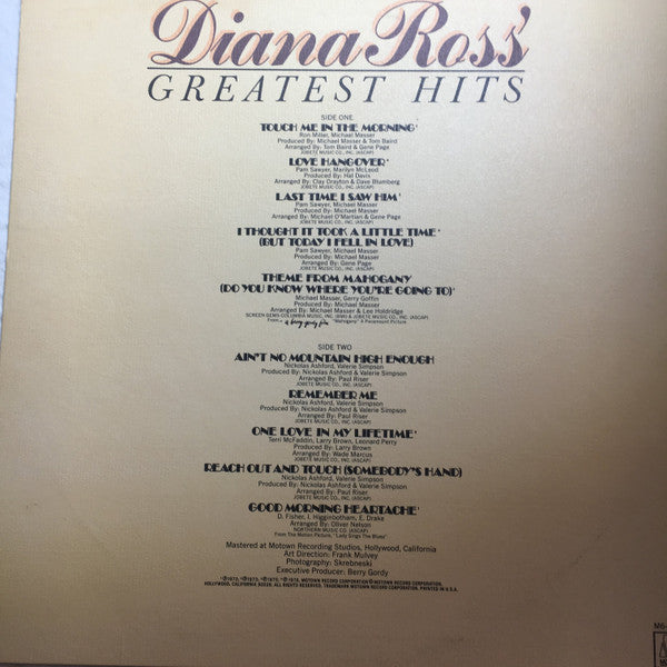 Diana Ross' Greatest Hits