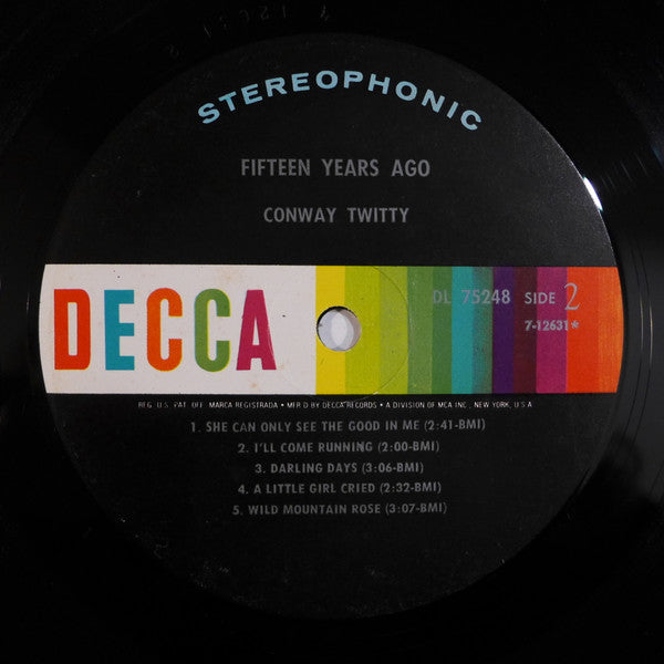 Conway Twitty - Fifteen Years Ago
