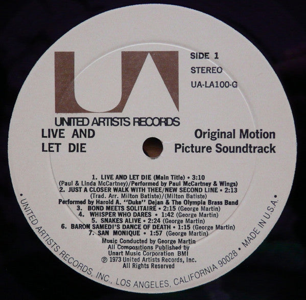 Live And Let Die (Original Motion Picture Soundtrack)