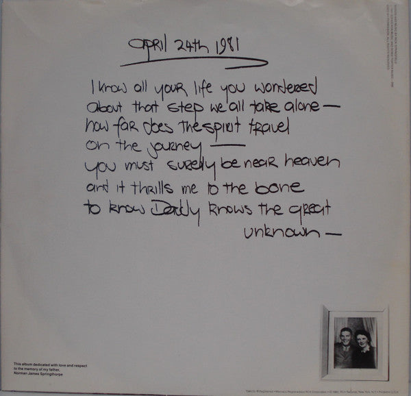 Rick Springfield - Success Hasn't Spoiled Me Yet