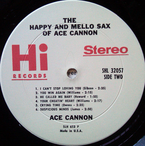 The Happy And Mello Sax Of Ace Cannon