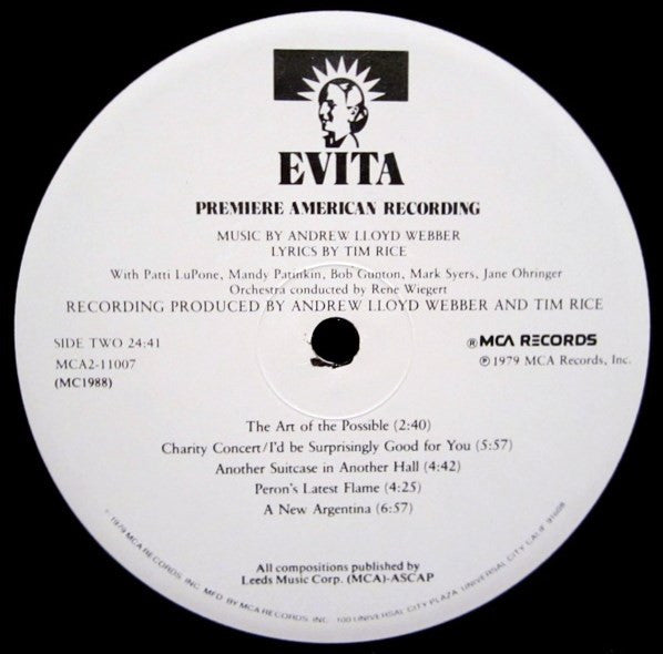 Evita: Premiere American Recording