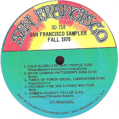 San Francisco Sampler - Fall 1970