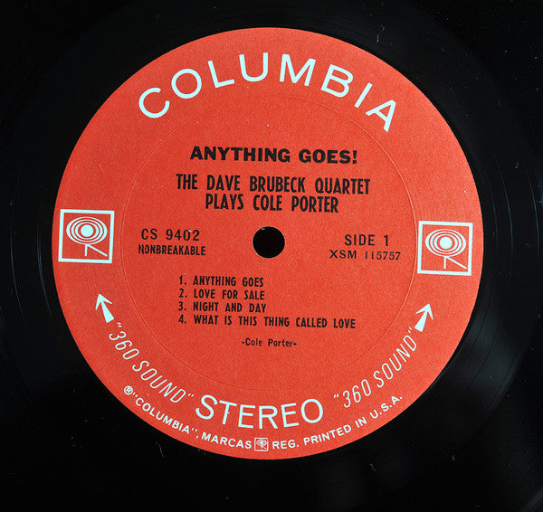 Anything Goes! The Dave Brubeck Quartet Plays Cole Porter