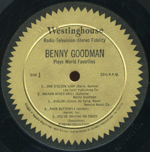 Benny Goodman Plays World Favorites In High-Fidelity