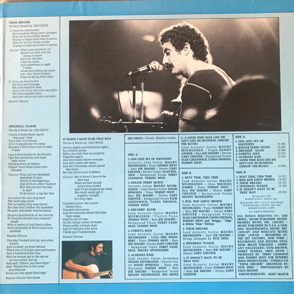 Jim Croce - Life And Times
