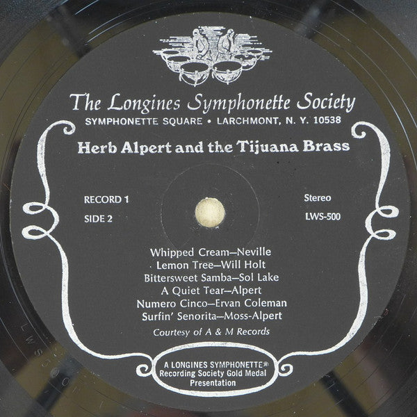 A Treasury Of Herb Alpert And The Tijuana Brass Plus Selections From The Baja Marimba Band