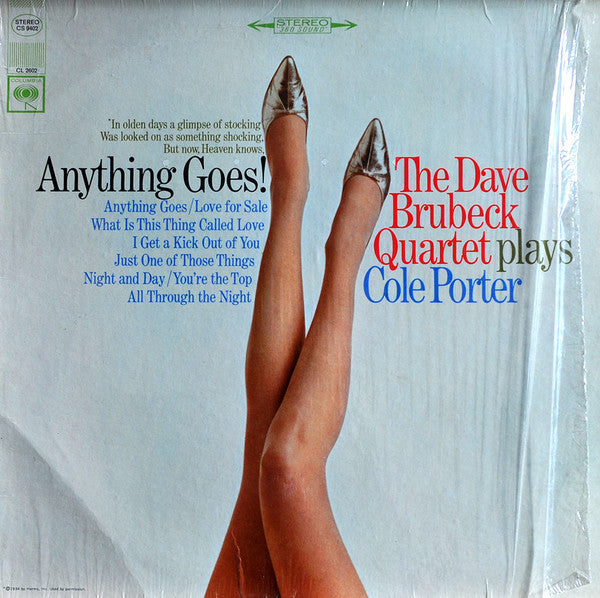 Anything Goes! The Dave Brubeck Quartet Plays Cole Porter