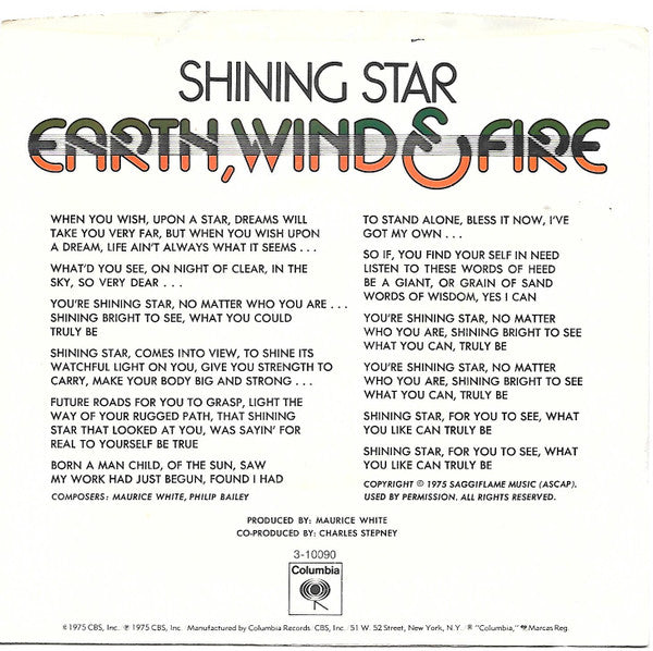 Earth, Wind & Fire - Shining Star
