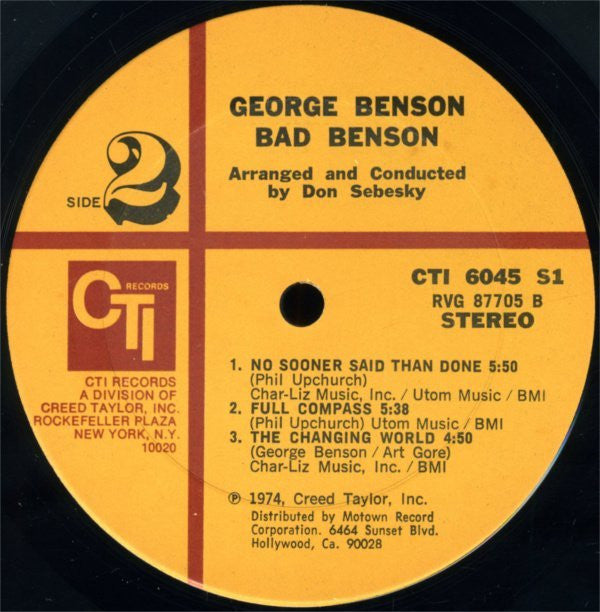 George Benson - Bad Benson