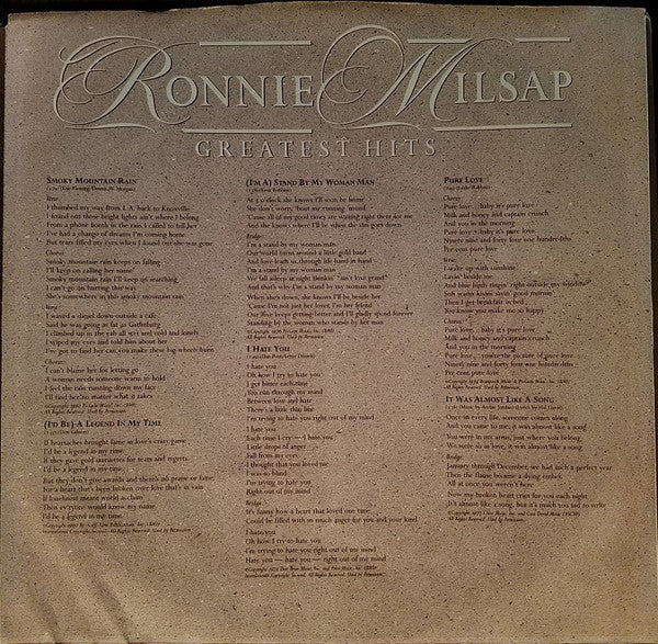 Ronnie Milsap - Greatest Hits
