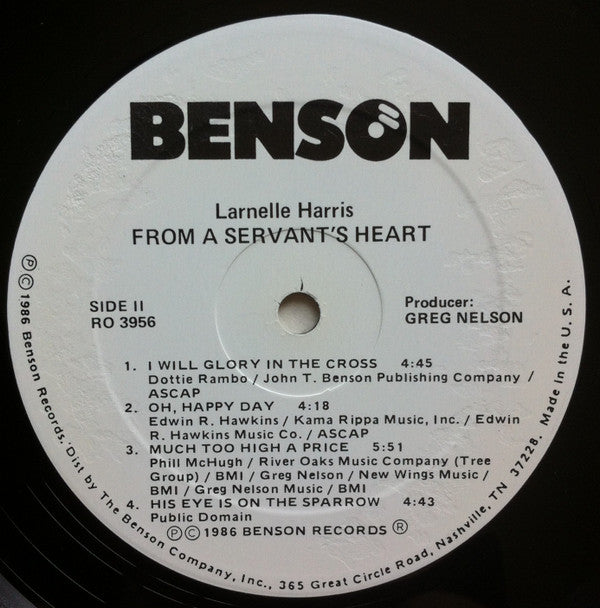 Larnelle Harris - From A Servant's Heart