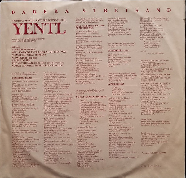 Yentl - Original Motion Picture Soundtrack