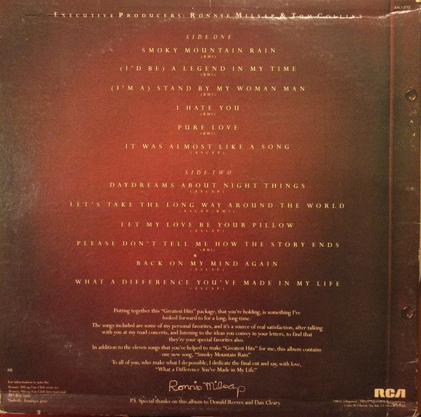 Ronnie Milsap - Greatest Hits