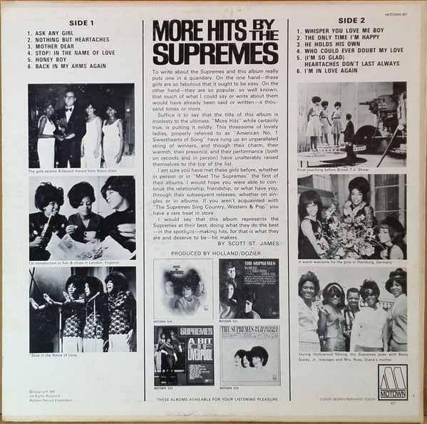 Supremes, The - More Hits By The Supremes