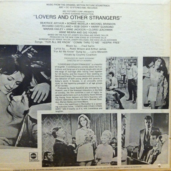 Lovers And Other Strangers