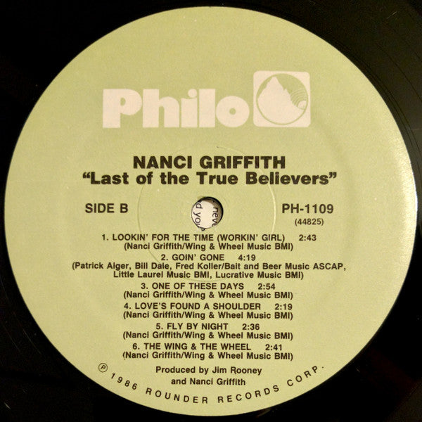 Nanci Griffith - Last Of The True Believers