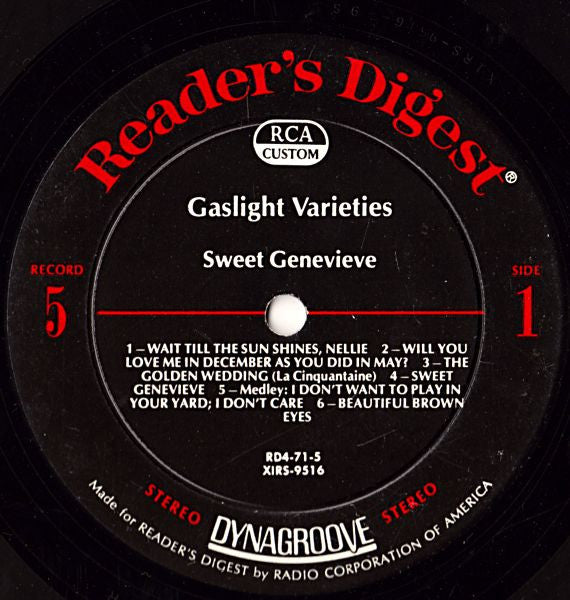 Gaslight Varieties, The Happy Music Of The Gay Nineties