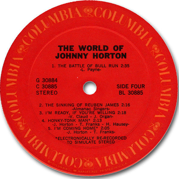 The World Of Johnny Horton