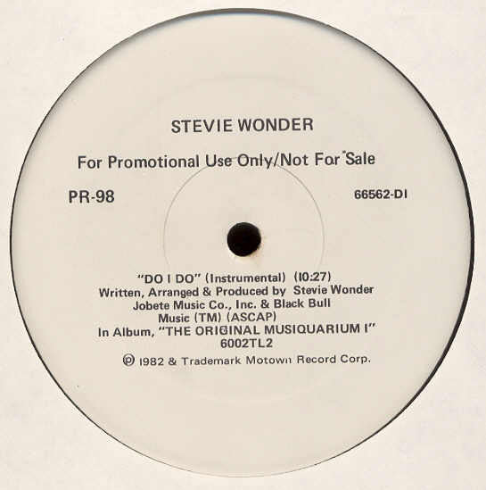 Stevie Wonder - Do I Do / Front Line