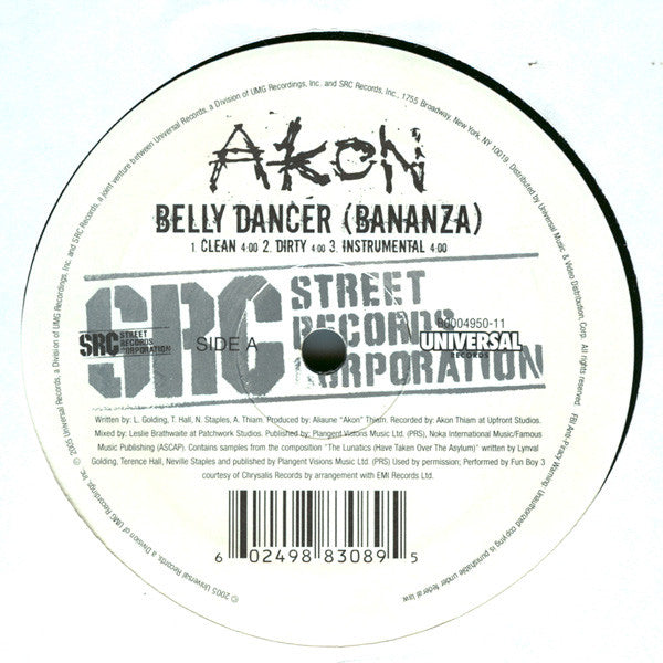 Akon - Belly Dancer (Bananza) / Trouble Nobody