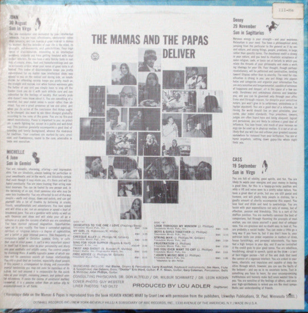 The Mamas & The Papas Deliver