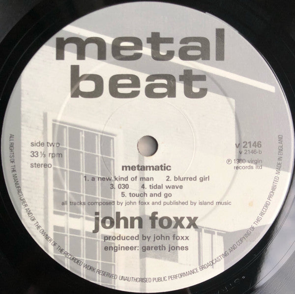 John Foxx - Metamatic