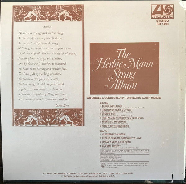 The Herbie Mann String Album