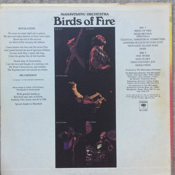 Mahavishnu Orchestra - Birds Of Fire