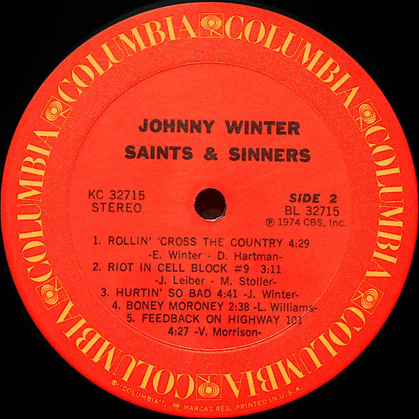 Johnny Winter - Saints & Sinners