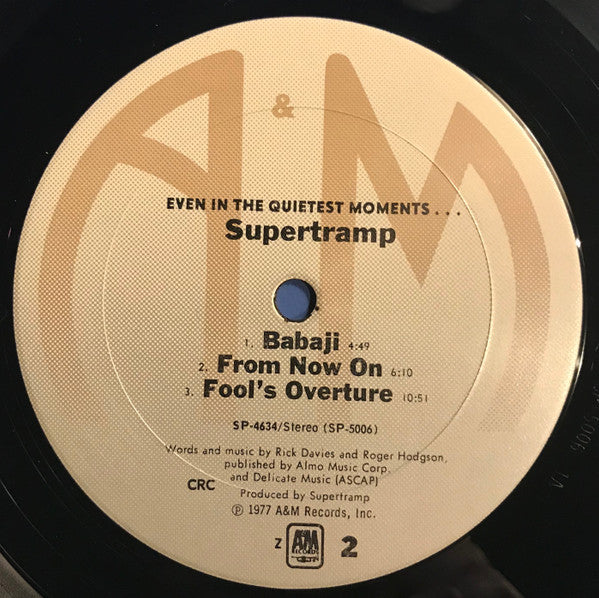 Supertramp - Even In The Quietest Moments...