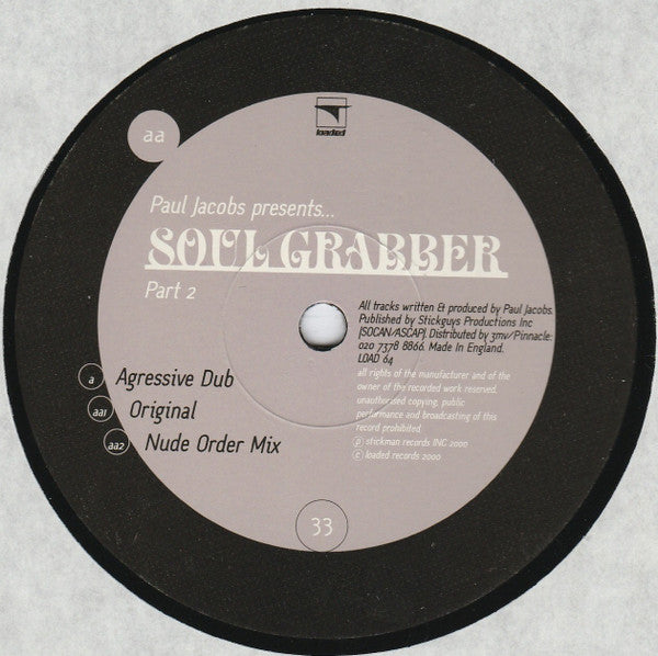 Paul Jacobs - Soul Grabber Pt 2 (Remixes)
